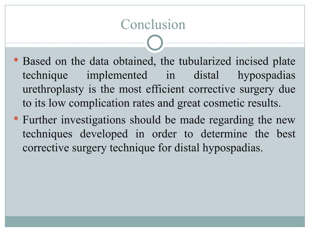 Hypospadias Corrective Surgery Ppt