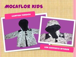 MOCAFLOR KIDSCAMPERA FORRADACON CORDERITO INTERIOR