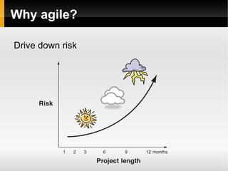 Why agile? Drive down risk 