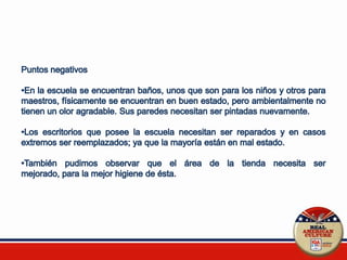 ACCIÓNRealizar una entrevista con la directora del plantel para solicitar su autorización e informarle acerca del proyecto a realizar.Evaluar la institución por medio de la observación y la interacción con los niños.Realizar la planificación para la acción del proyecto e informarle a la directora.Asistir puntualmente al lugar y hora indicados para la realización del proyecto.Presentación de la obra.Presentación de charla.Taller sobre la charla.Taller de manualidades con reciclaje.Evaluar y comprobar por medio de encuestas el proyecto.
