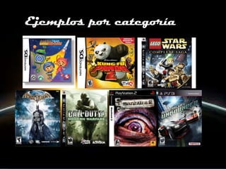 Ejemplos por categoría
 