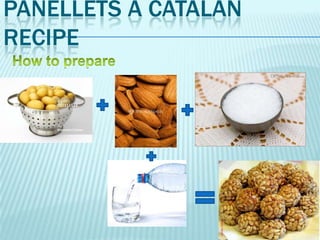 PANELLETS A CATALAN
RECIPE
 