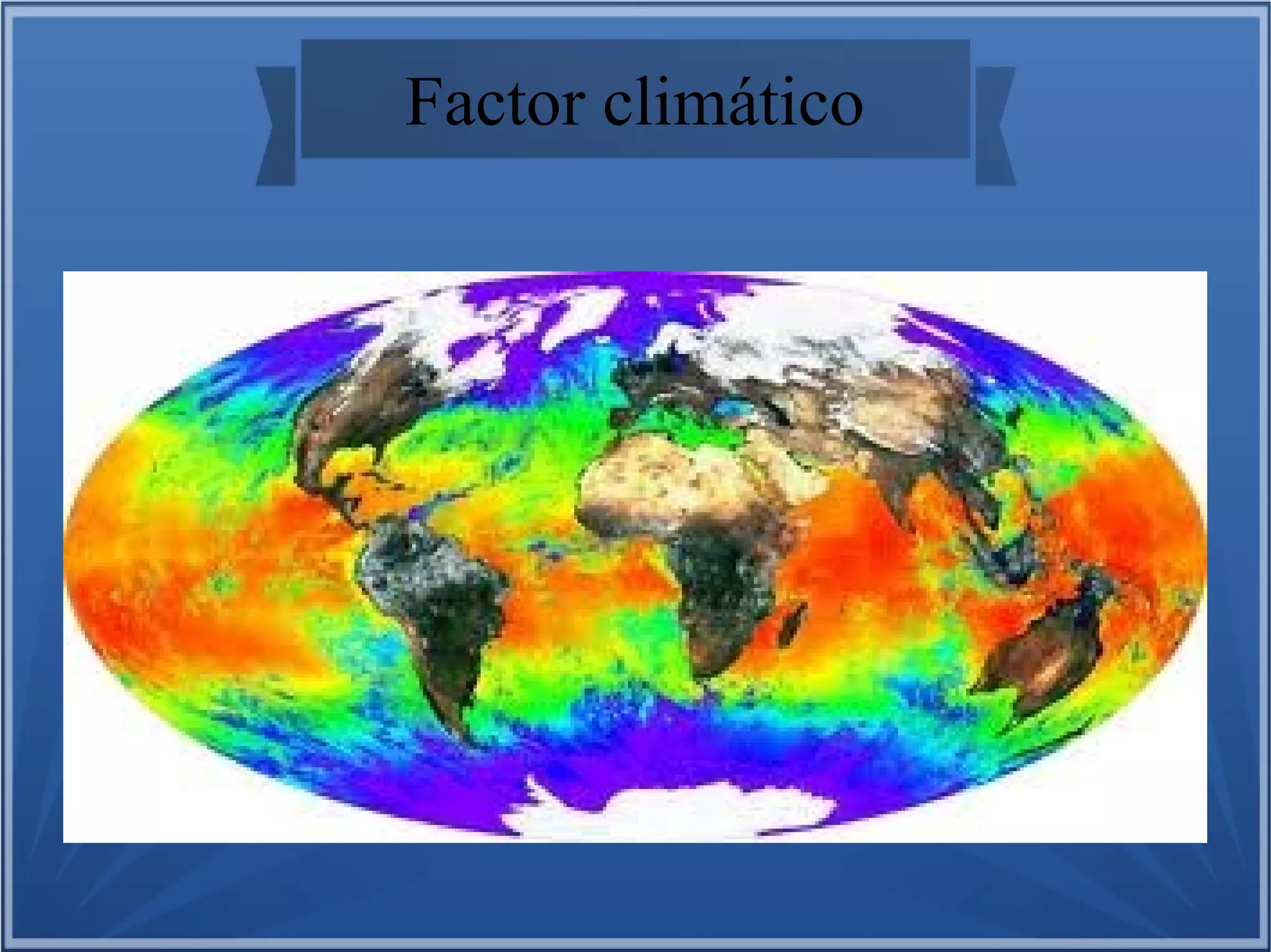 Factor climático

 