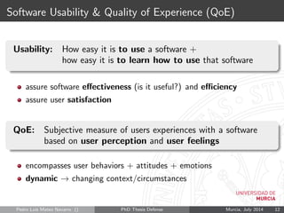 PhD Thesis Defense - Enhancing Software Quality and Quality of ...