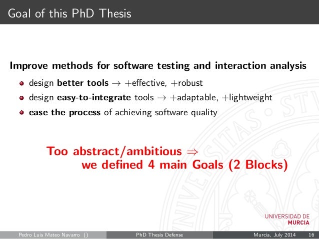 Dissertation oral defense picture