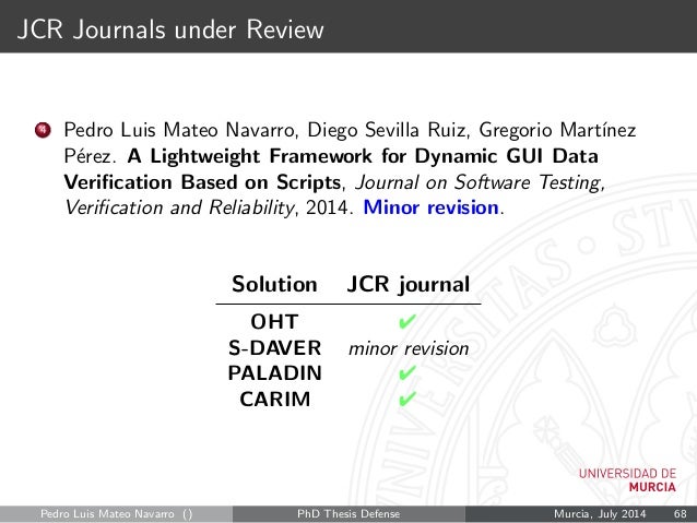 Thesis defense outline picture