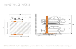 UNIDAD AVANZADA. MARIA JOSE GARCIA. Universidad de Los Andes. Profesores: Juanita Fonseca. Carlos Campuzano.
DISPOSITIVOS DE PARQUEO
 