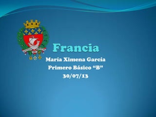 María Ximena García
Primero Básico “B”
30/07/13
 