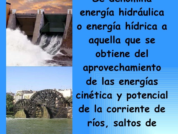 Energía Hidráulica