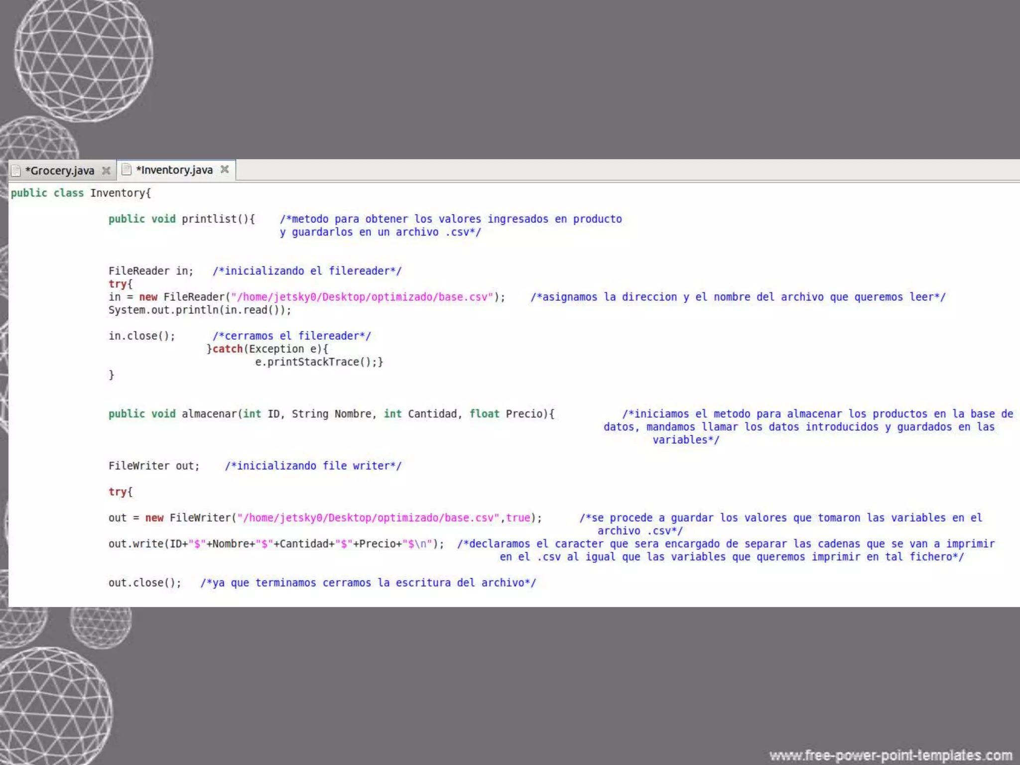 Generación de Javadoc