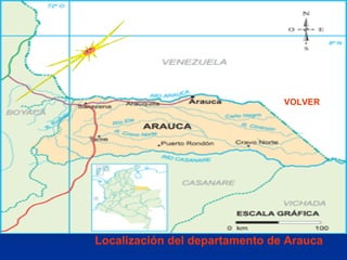 Localización del departamento de Arauca
VOLVER
 