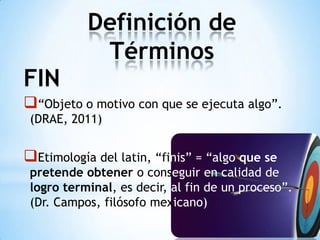 Es medio fundamental para: