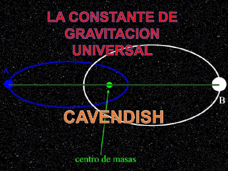 la constante de gravitacion universal