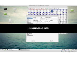 ELEMENT>FONT INFO
 