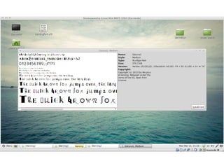 Presentacion fontforge