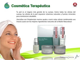 El LegadoEl Legado¡¡Fitoplancton Marino.El Súper alimento!!Estos organismos microscópicos unicelularesflotan en el océano y se dice que marcaron el inicio de la vida orgánica en la tierra:  El Fitoplancton Marino hizo posible el origen de las otras formas de vida en nuestro planeta.El primer alimento o planta del nuestro planetaJacques Cousteau  (Oceanógrafo)“El futuro de la nutrición se encuentra en los océanos.”