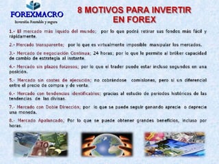 FOREXMACRO Inversión Rentable y segura 