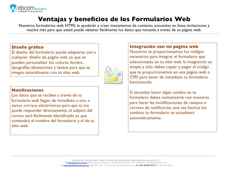 ¿Qué son los Formularios Web?