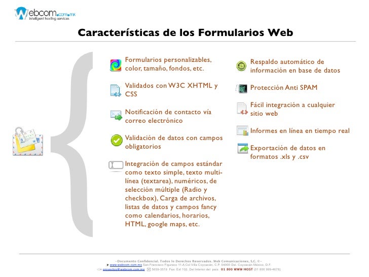 ¿Qué son los Formularios Web?