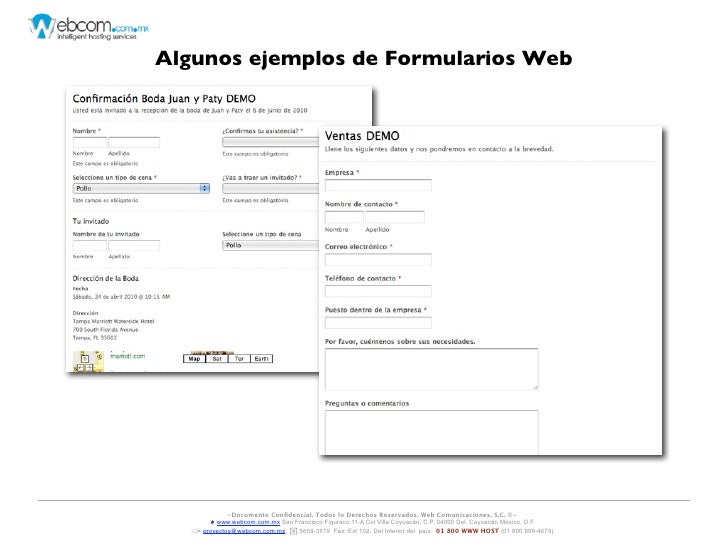 ¿Qué son los Formularios Web?