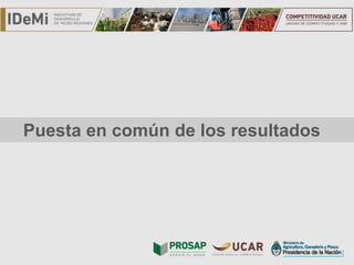 TÍTULOPuesta en común de los resultados
 