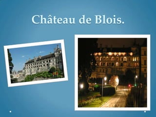 Château de Blois.
• Entre le XIIIe et XVIIe
Siècle.
• Spectacle de la
lumière et des sons.
• Musée de la Magie.
 