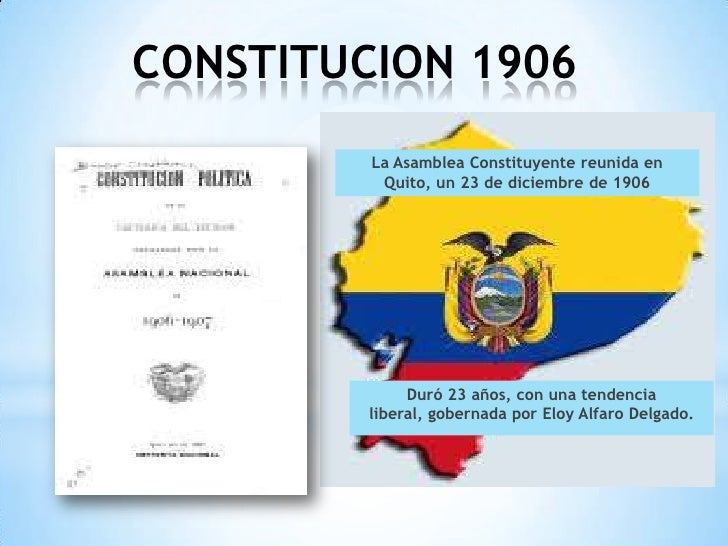 Resultado de imagen para Constitucion de 1906 Ecuador