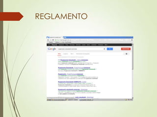 REGLAMENTO
 