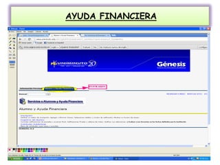 AYUDA FINANCIERA
 