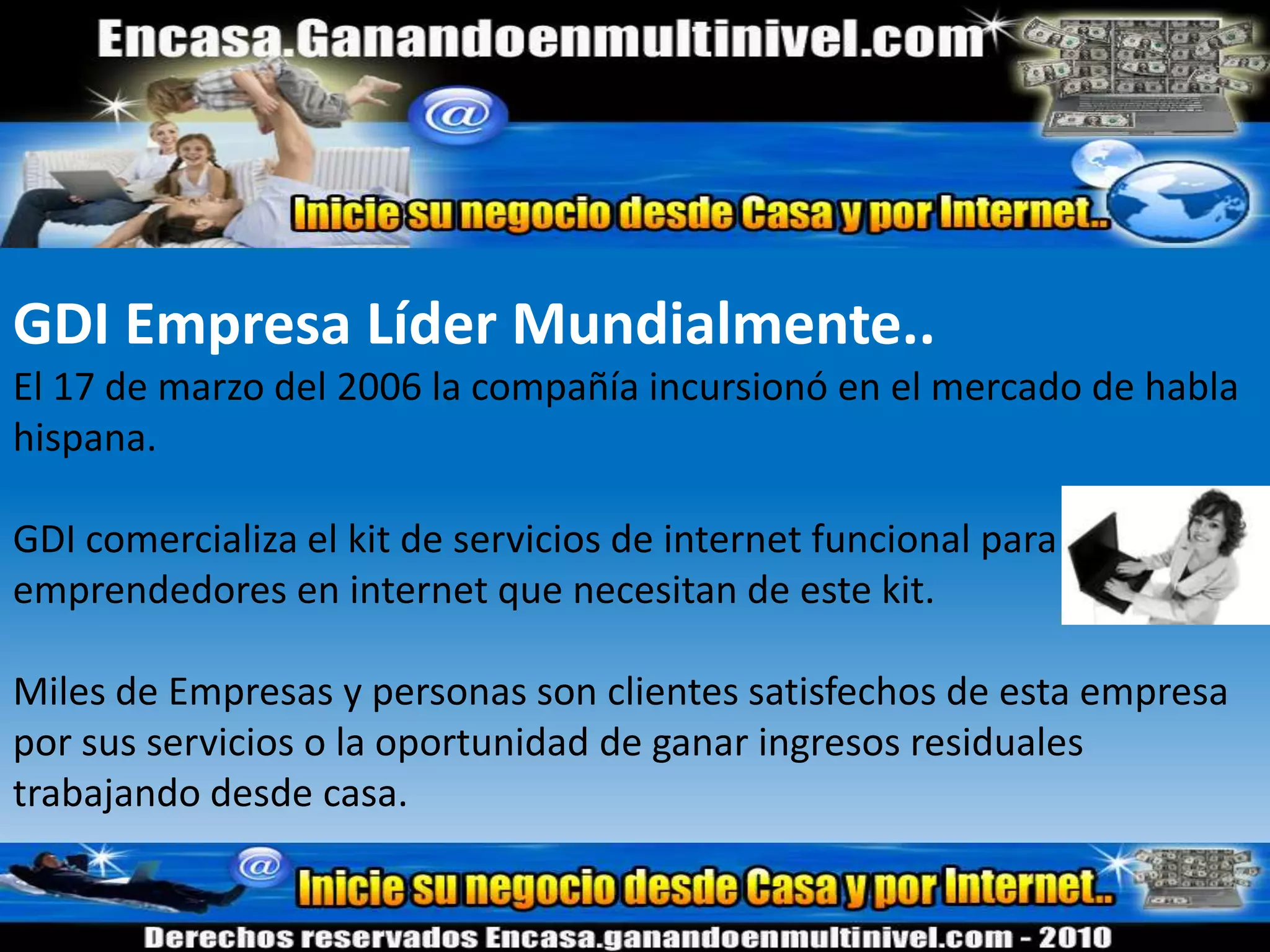 Que disfrutas trabajar desde Casa y estas dispuesto a capacitarte para desarrollar negocios por internet