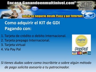 Bonos Adicionales Bono Heavy Hitter. Cada afiliado que logre 1,000 o más afiliados en 4 semanas consecutivas (un mes), ganará un bono adicional de $5,000 dólares adicionales a la comisión que esté generando mensualmente.Bono de Niveles Infinitos. Tienes la posibilidad de ganar el 10% de comisiones a partir de su sexto nivel y hasta el infinito en toda tu red.