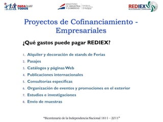 Presentación General REDIEX