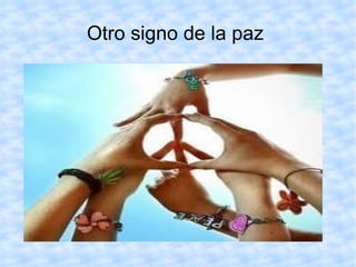 L A   P A Z La palabra  P a z  proviene del Latin : Pax. Es generalmente  definida : en sentido  p o s i t v i v o,como estado de tranquilidad o quietud , y en sentido opuesto como ausencia de inquietud , violencia o guerra . 