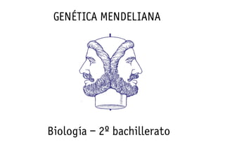 GENÉTICA MENDELIANA

Biología – 2º bachillerato

 
