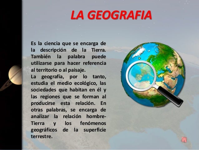 Presentacion geografia
