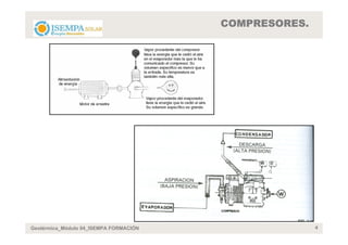 COMPRESORES.




Geotérmica_Módulo 04_ISEMPA FORMACIÓN                  4
 