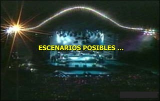 ESCENARIOS POSIBLES … 