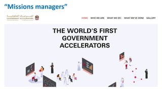 “Missions managers”
 