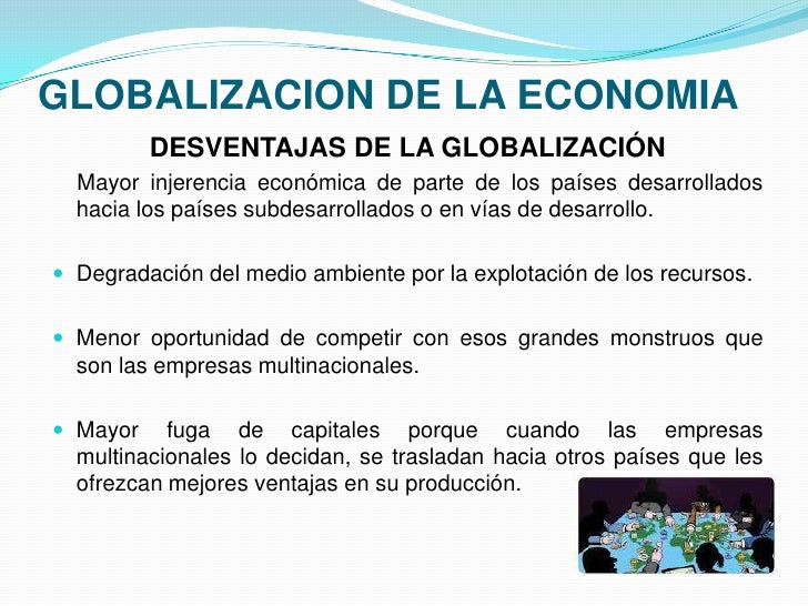 Presentacion globalizacion de la economia
