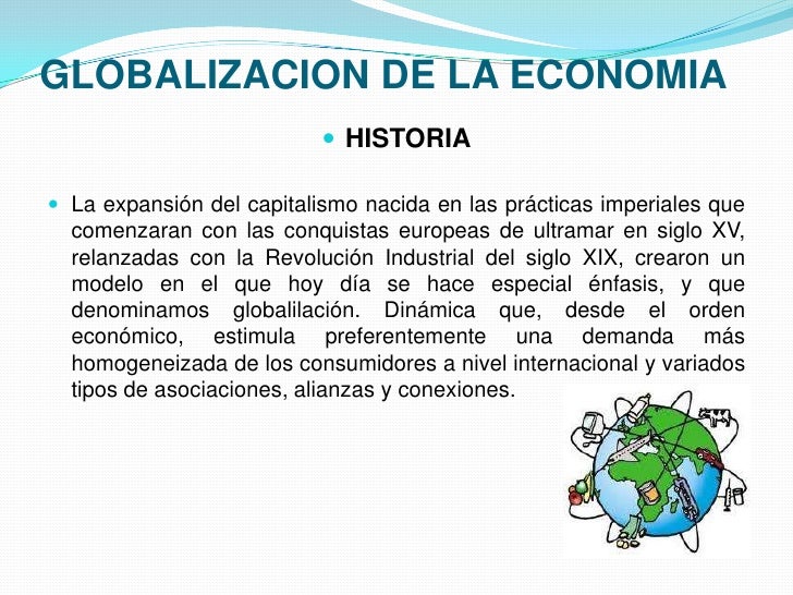 Presentacion globalizacion de la economia Presentacion globalizacion de la economia