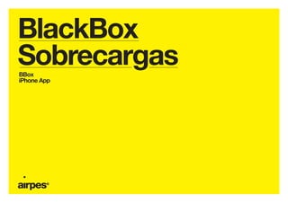 BlackBox
SobrecargasBBox
iPhone App
 