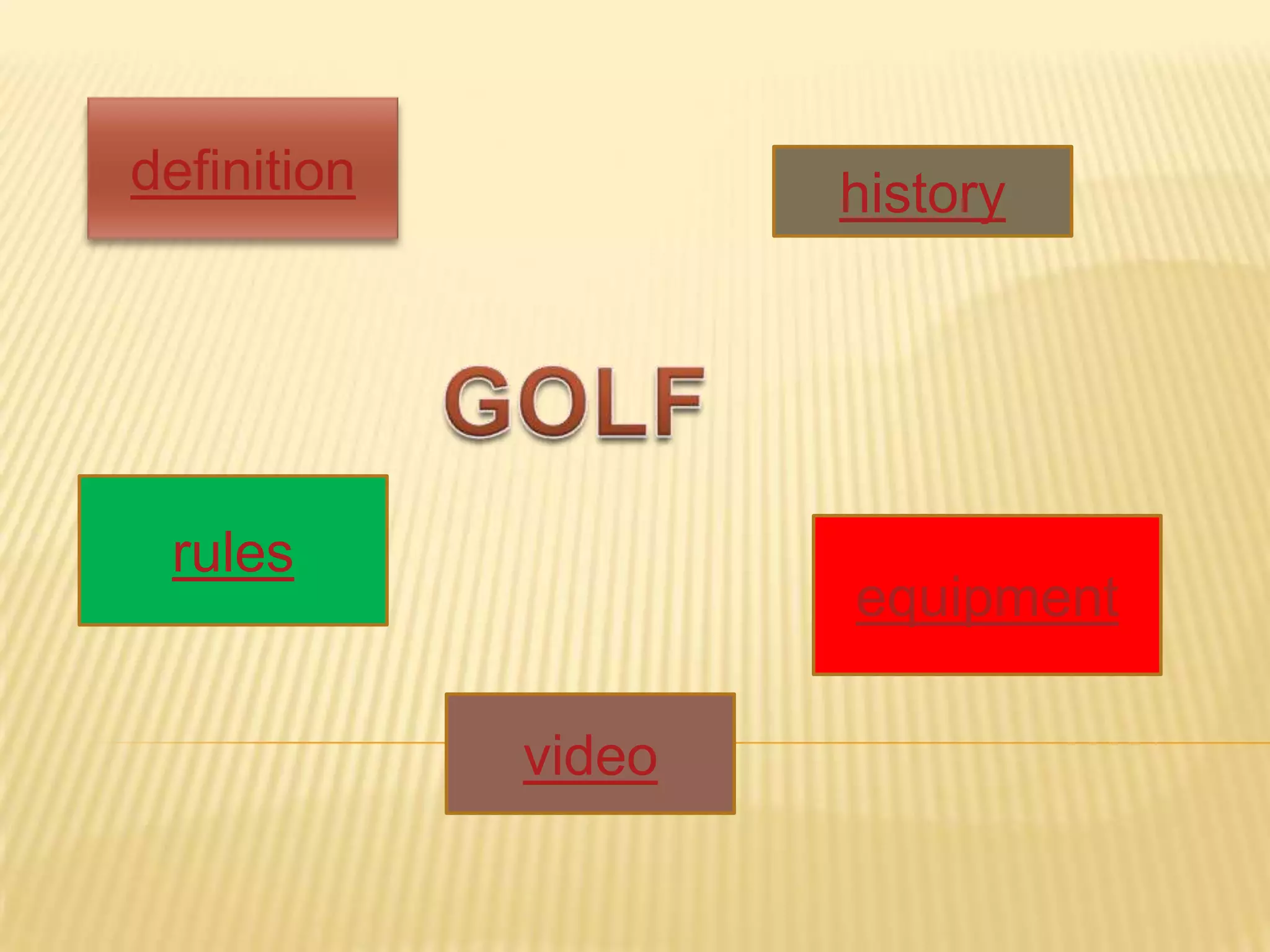 Presentacion golf | PPT