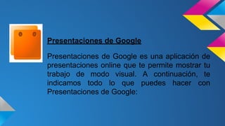 Presentacion google drive | PDF