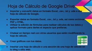 Presentacion google drive | PDF