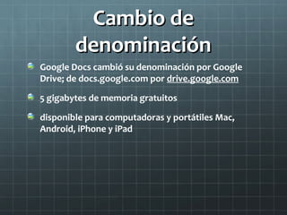 Presentación google drive(1)
