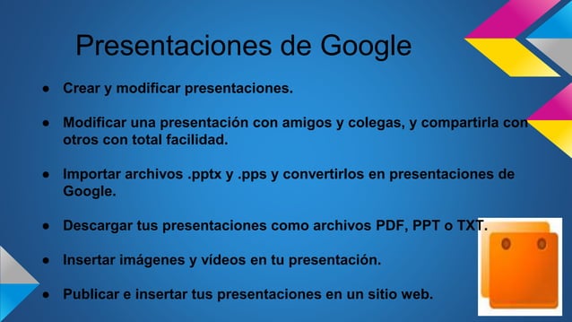 Presentacion google drive ppt | PPT
