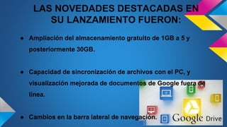 Presentacion google drive ppt | PPTX