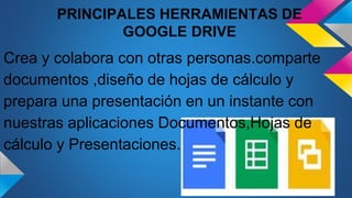 Presentacion google drive ppt | PPTX