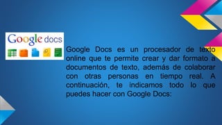 Presentacion google drive ppt | PPTX