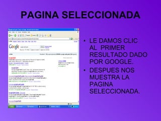 PAGINA SELECCIONADA LE DAMOS CLIC  AL  PRIMER RESULTADO DADO POR GOOGLE.  DESPUES NOS MUESTRA LA PAGINA SELECCIONADA. 